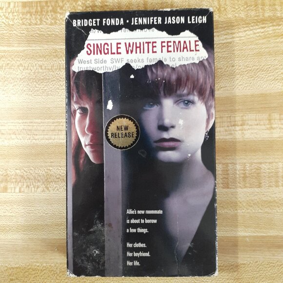 Single White Female 1993 VHS Bridget Fonda Psychological Erotic Thriller Horror - Picture 1 of 9